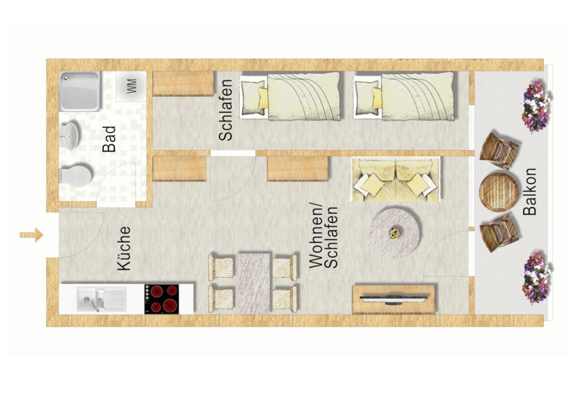 Apartment Ostseezeit 1 *